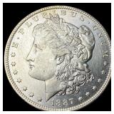 1887-O Silver Morgan Dollar CHOICE AU