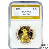 1995 Gold $25 American Eagle 1/2oz PGA PR70