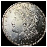 1921-D Silver Morgan Dollar CHOICE BU