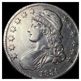 1834 Capped Bust Half Dollar NEARLY  UNCIRCULATED