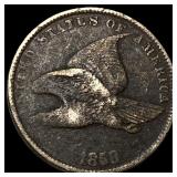 1858 Copper-Nickel Flying Eagle Cent HIGH  GRADE