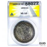 1899-S Morgan Silver Dollar ANACS VG10