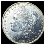 1883-S Silver Morgan Dollar GEM BU