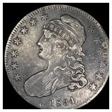1834 Silver Capped Bust Half Dollar HIGH  GRADE