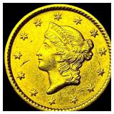 1851 Gold $1 Type 1 CLOSELY UNCIRCULATED