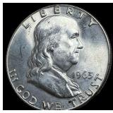 1963-D Silver Franklin Half Dollar CHOICE BU