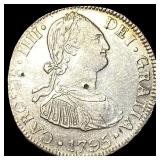 1795 Mexico Silver 2 Reales CLOSELY  UNCIRCULATED