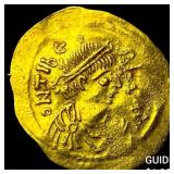 Byzantine Maurice Tiberius 582-602 Gold Tremissis