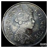 1898 India St. Broda Silver 1 Rupee
