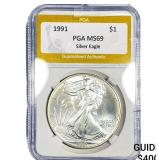 1991 Silver Eagle PGA MS69