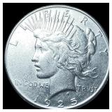 1925 Silver Peace Dollar CLOSELY UNCIRCULATED