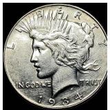 1934-S Peace Silver Dollar CLOSELY  UNCIRCULATED