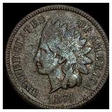 1874 Indian Head Cent NEARLY UNCIRCULATED