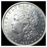 1891-O Silver Morgan Dollar CLOSELY  UNCIRCULATED