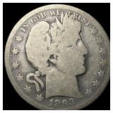 1893-O Silver Barber Half Dollar NICELY  CIRCULAT