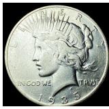 1935-S Silver Peace Dollar NEARLY UNCIRCULATED