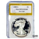 1989-S Silver Eagle PGA PR70 DCAM