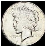 1921 HR Silver Peace Dollar CLOSELY  UNCIRCULATED