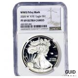2020-W Silver Eagle NGC PF69 Ultra Cameo