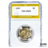 1937 Buffalo Nickel PGA MS65