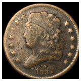 1832 Classic Head Half Cent LIGHTLY CIRCULATED
