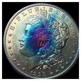 1898-S Toned Silver Morgan Dollar  UNCIRCULATED