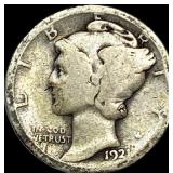 1921 Silver Mercury Dime NICELY CIRCULATED