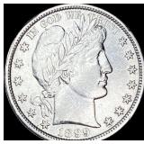 1899 Silver Barber Half Dollar CHOICE AU