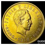 1916 Cuba Gold 5 Pesos agw.2419