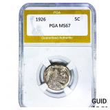 1926 Buffalo Nickel PGA MS67