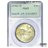 1946-S Walking Liberty Half Dollar PCGS MS65