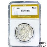 1831 Capped Bust Half Dollar PGA MS63