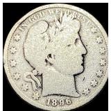 1896-O Silver Barber Half Dollar NICELY  CIRCULAT