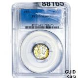 1923 Mercury Silver Dime PCGS MS64 FB