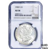 1900-S Morgan Silver Dollar NGC AU58