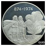 1974 Iceland Silver 1000 Kronur Proof