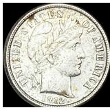 1912-D Silver Barber Dime CLOSELY  UNCIRCULATED