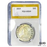 1819 Capped Bust Half Dollar PGA MS64