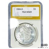 1904-O Morgan Silver Dollar PGA MS69