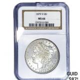 1879-S Morgan Silver Dollar NGC MS66