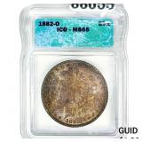 1882-O Morgan Silver Dollar ICG MS65