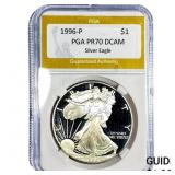 1996 Silver Eagle PGA PR70 DCAM