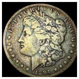 1894-O Silver Morgan Dollar ABOUT UNCIRCULATED