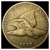 1857 Flying Eagle Cent LIGHTLY CIRCULATED