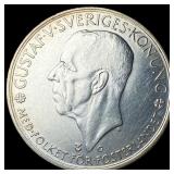 1935G Sweden Silver 5 Kronor