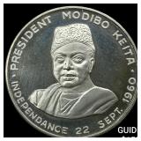1960 Mali Silver 10 Francs Proof