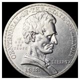 1918 Illinois Centennial Silver Half Dollar UNCIRC