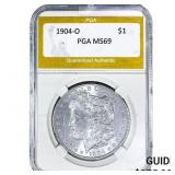 1904-O Morgan Silver Dollar PGA MS69