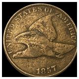 1857 Flying Eagle Cent LIGHTLY CIRCULATED