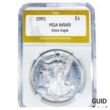 1991 Silver Eagle PGA MS69